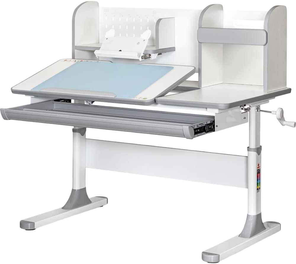 Парта школьная Mealux Vancouver Multicolor (BD-620 W/G MC с полкой)